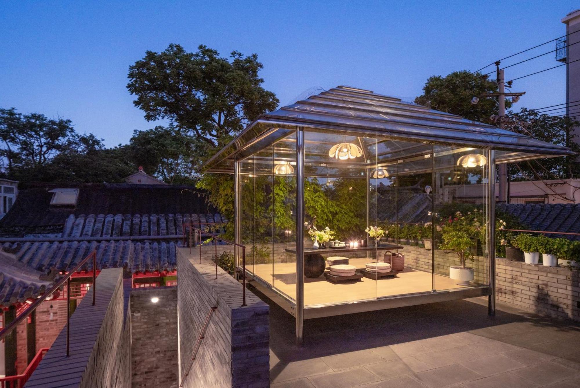 Xinxiang Yayuan: Courtyard With Sky Garden Near Tiananmen Beijing
